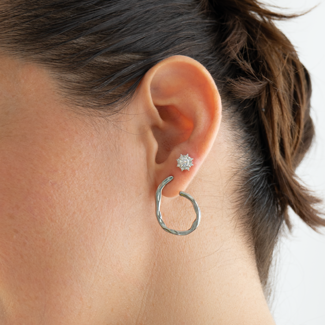 Aretes Antonia Silver mini - Plata 925