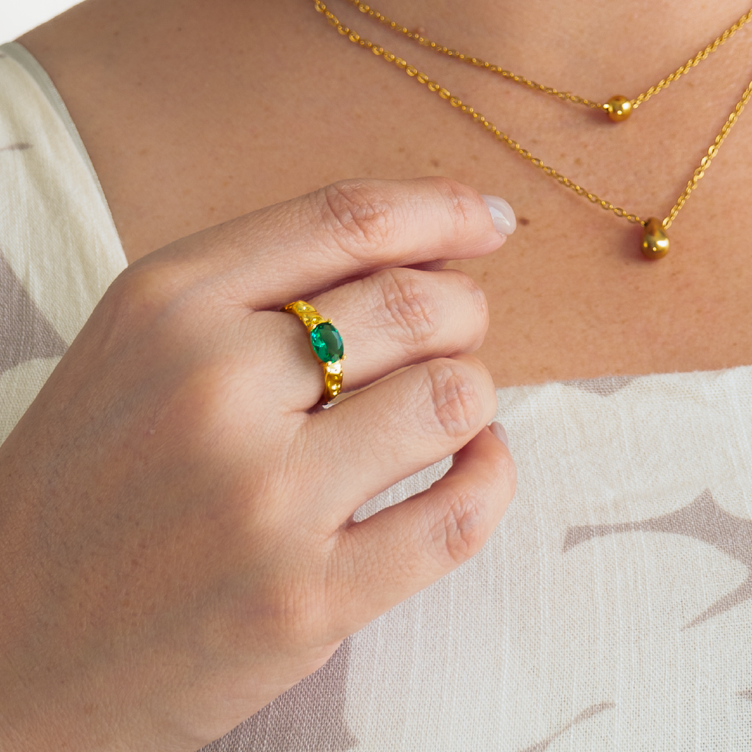 Anillo Olivine - Ajustable