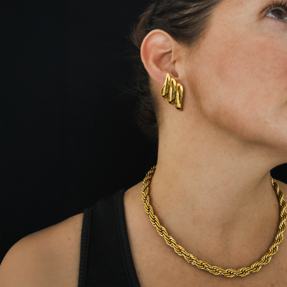 Aretes Angel Gold