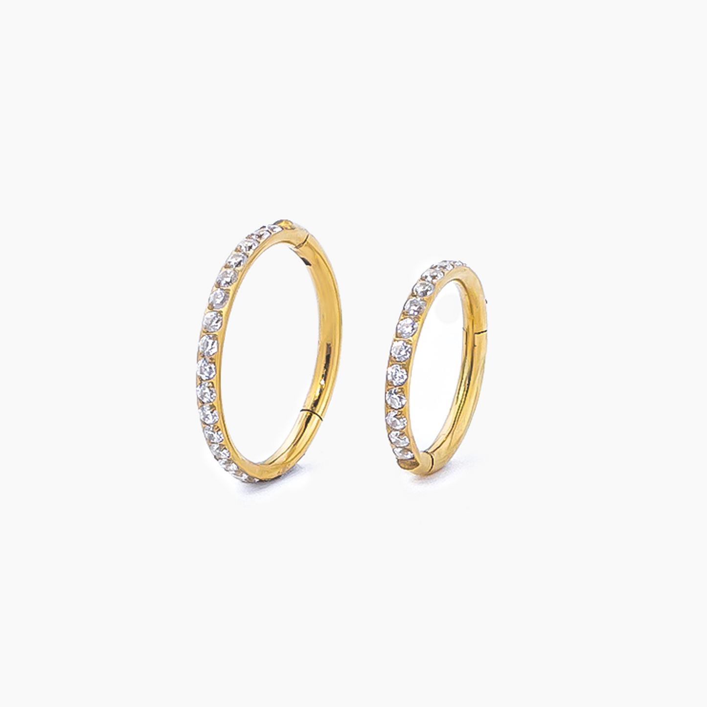 Tahiti Hoops - TITANIO GOLD