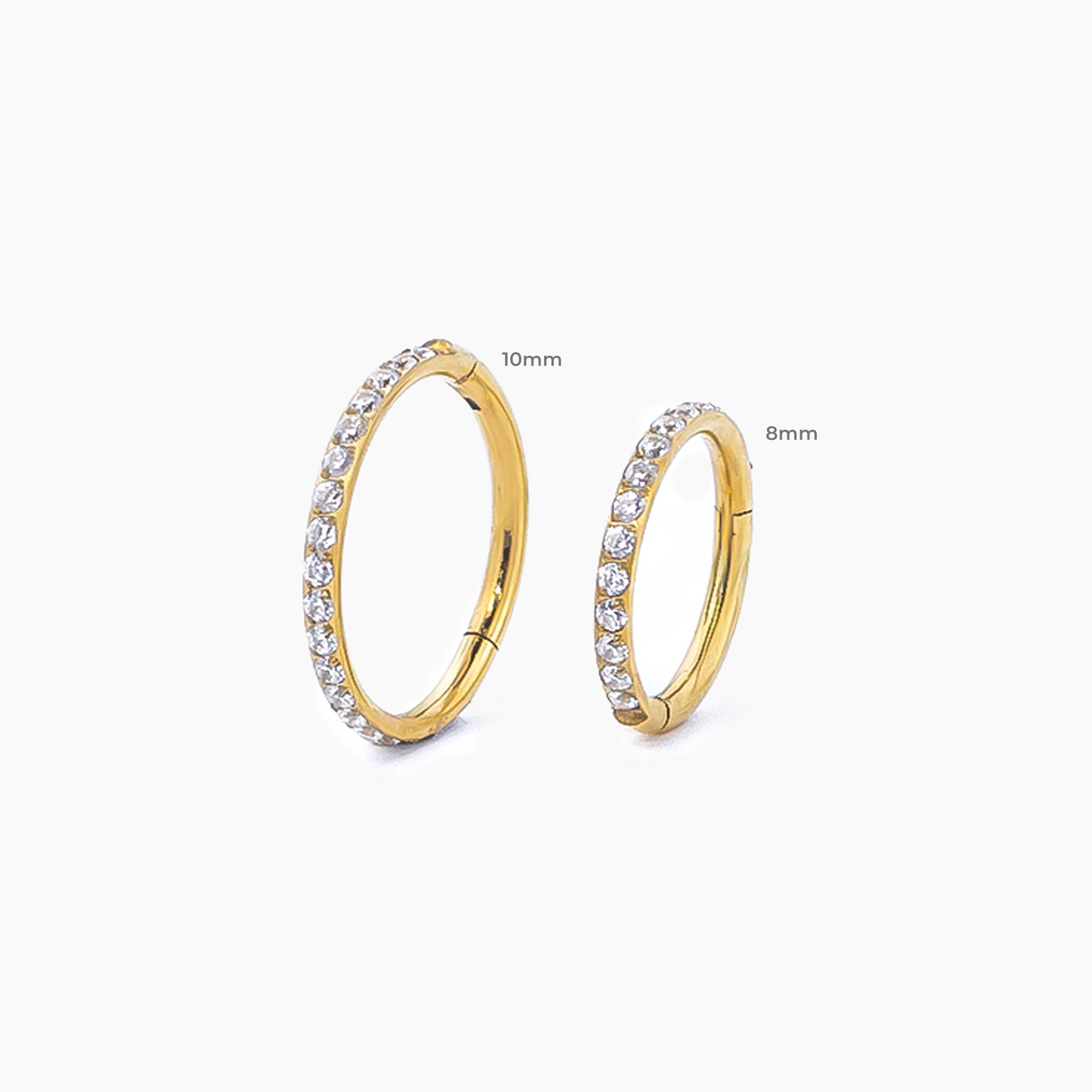 Tahiti Hoops - TITANIO GOLD