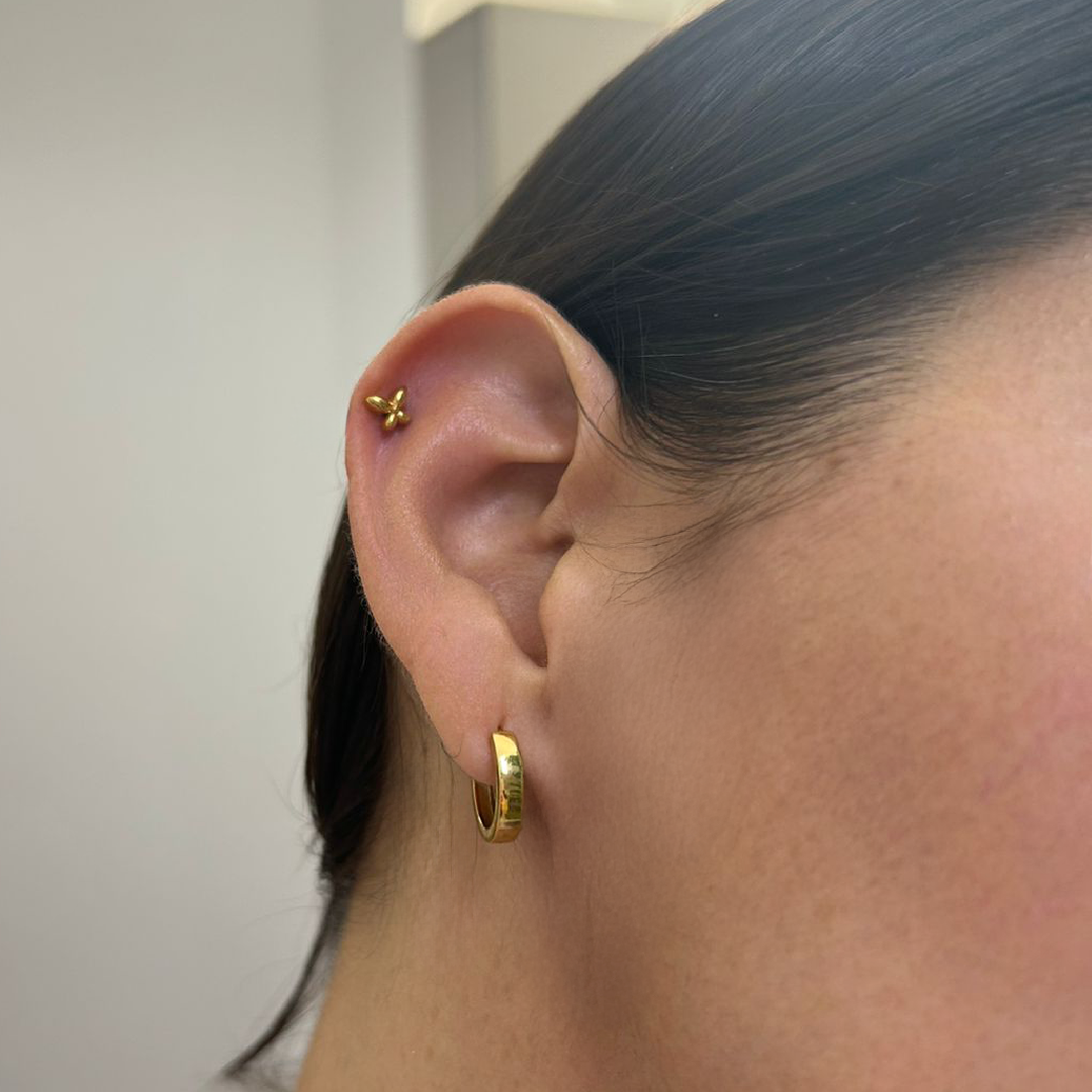 Butterfly Piercing - TITANIO