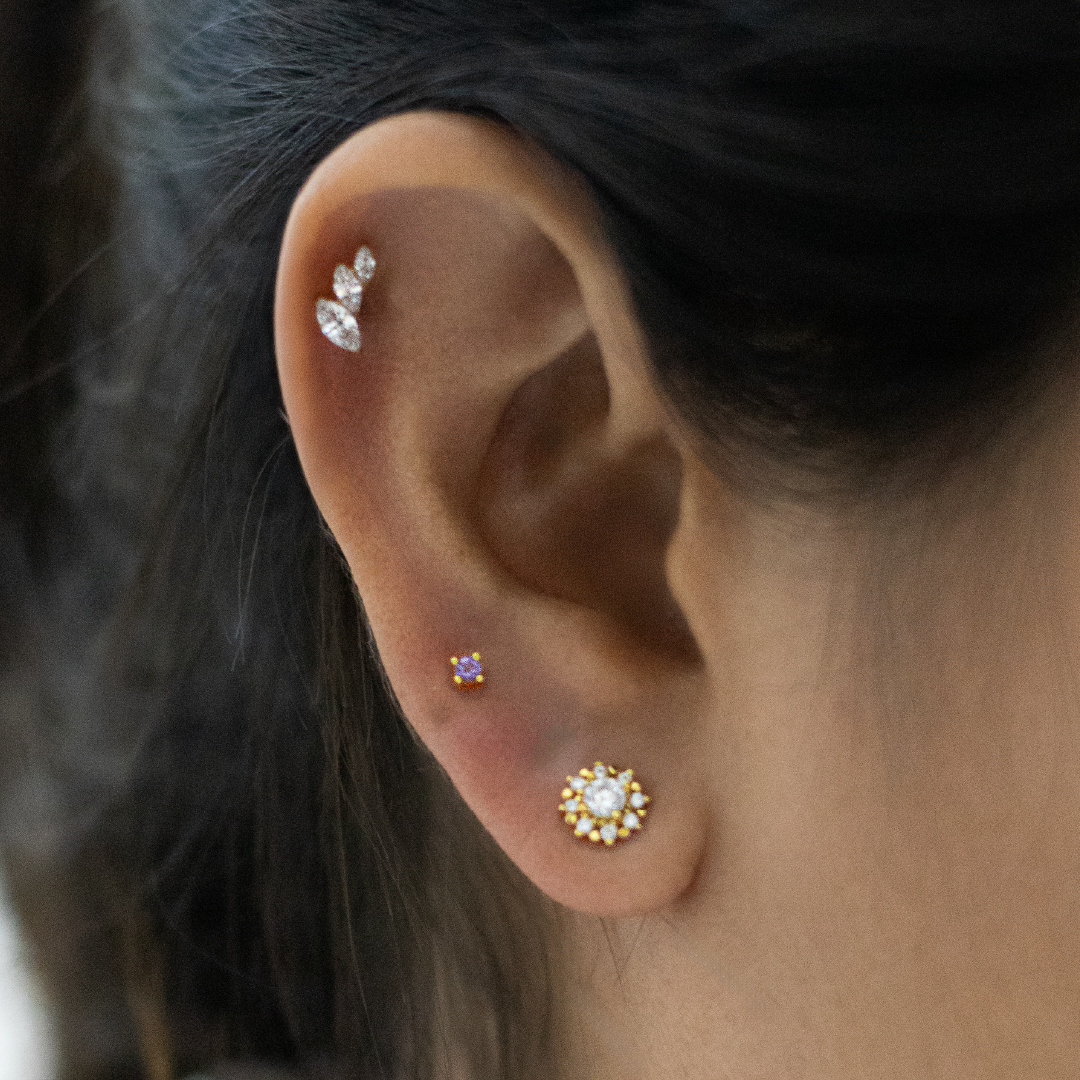 Lux Piercing Gold - TITANIO