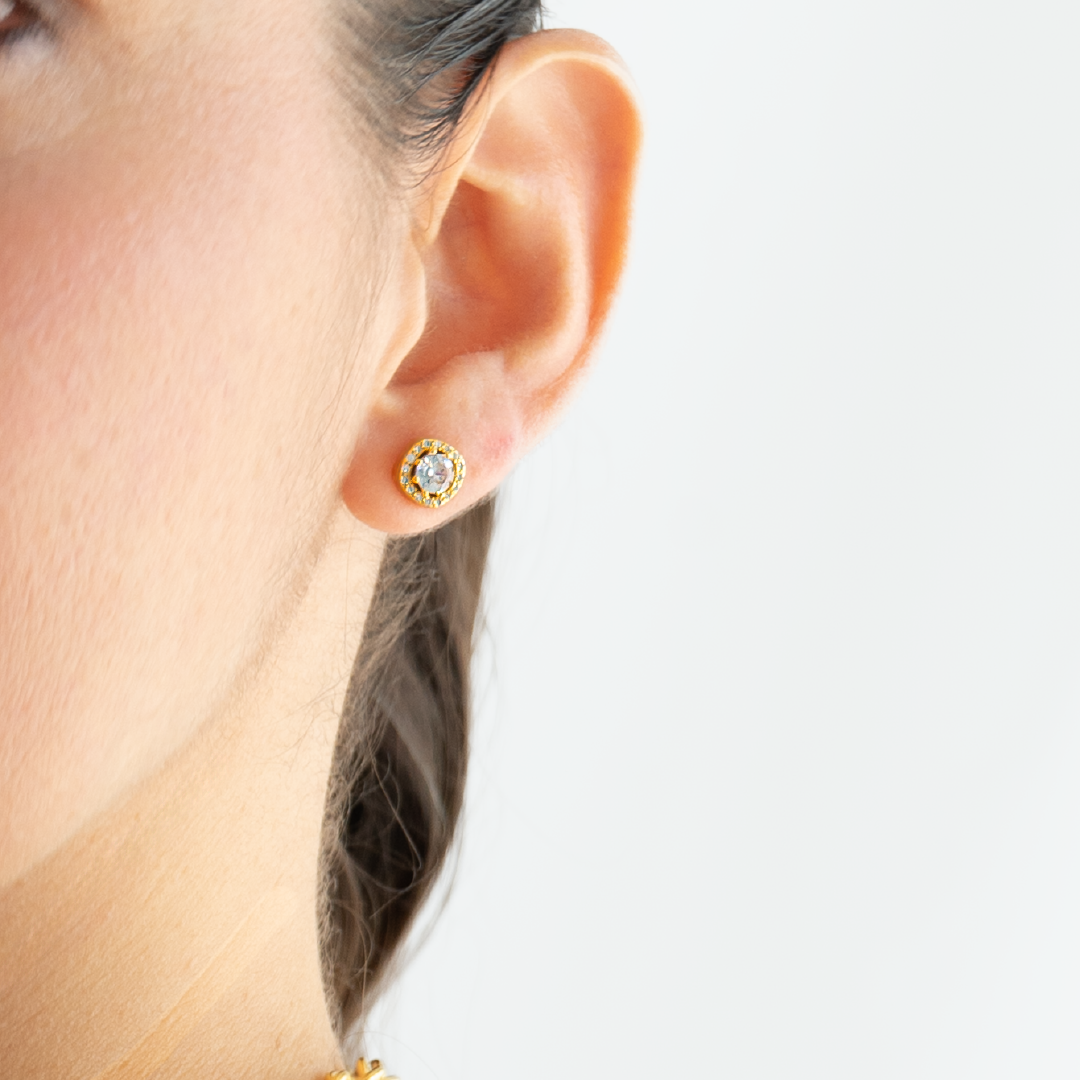 Aretes Ayla mini - PLATA 925