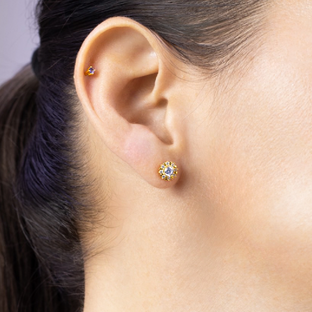Aretes Mónica - PLATA 925