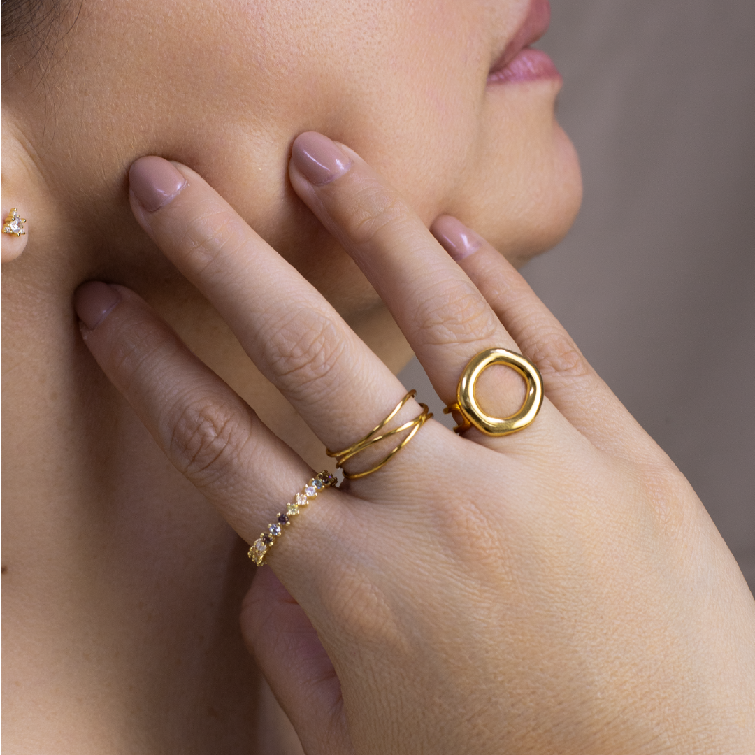 Anillo Inés - PLATA 925