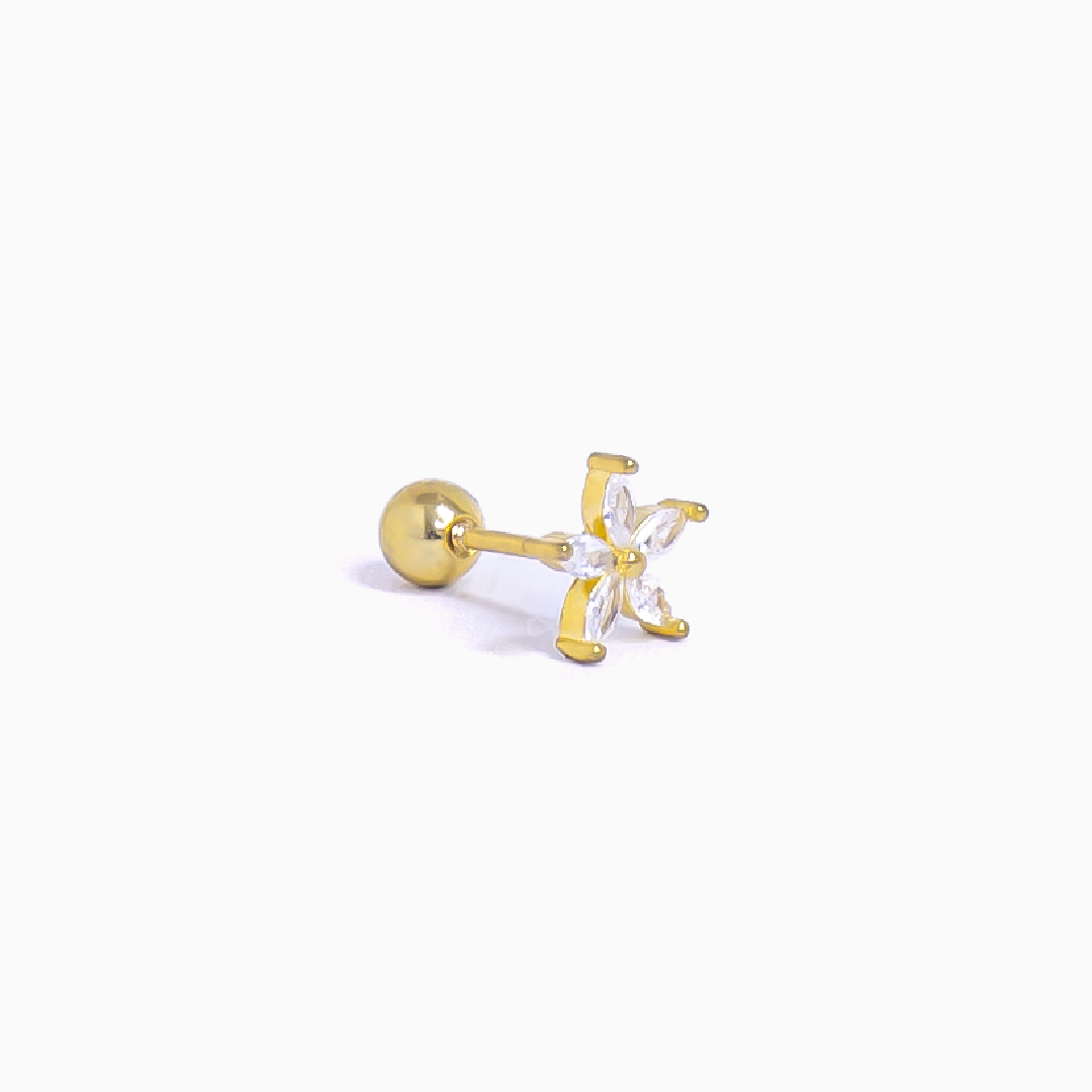 Leyla Piercing Gold - TITANIO