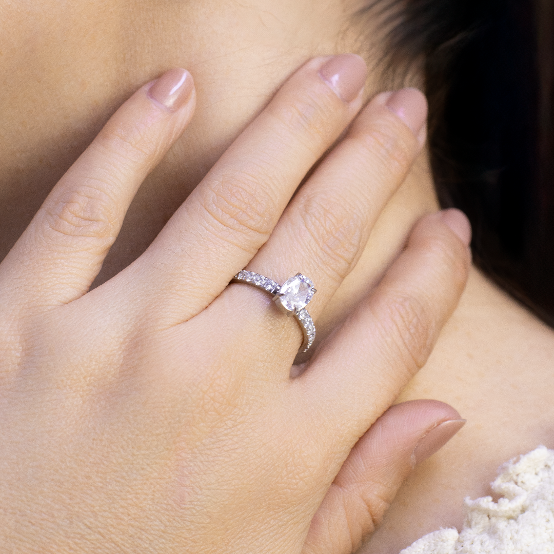 Anillo Promesa Ann - PLATA 925