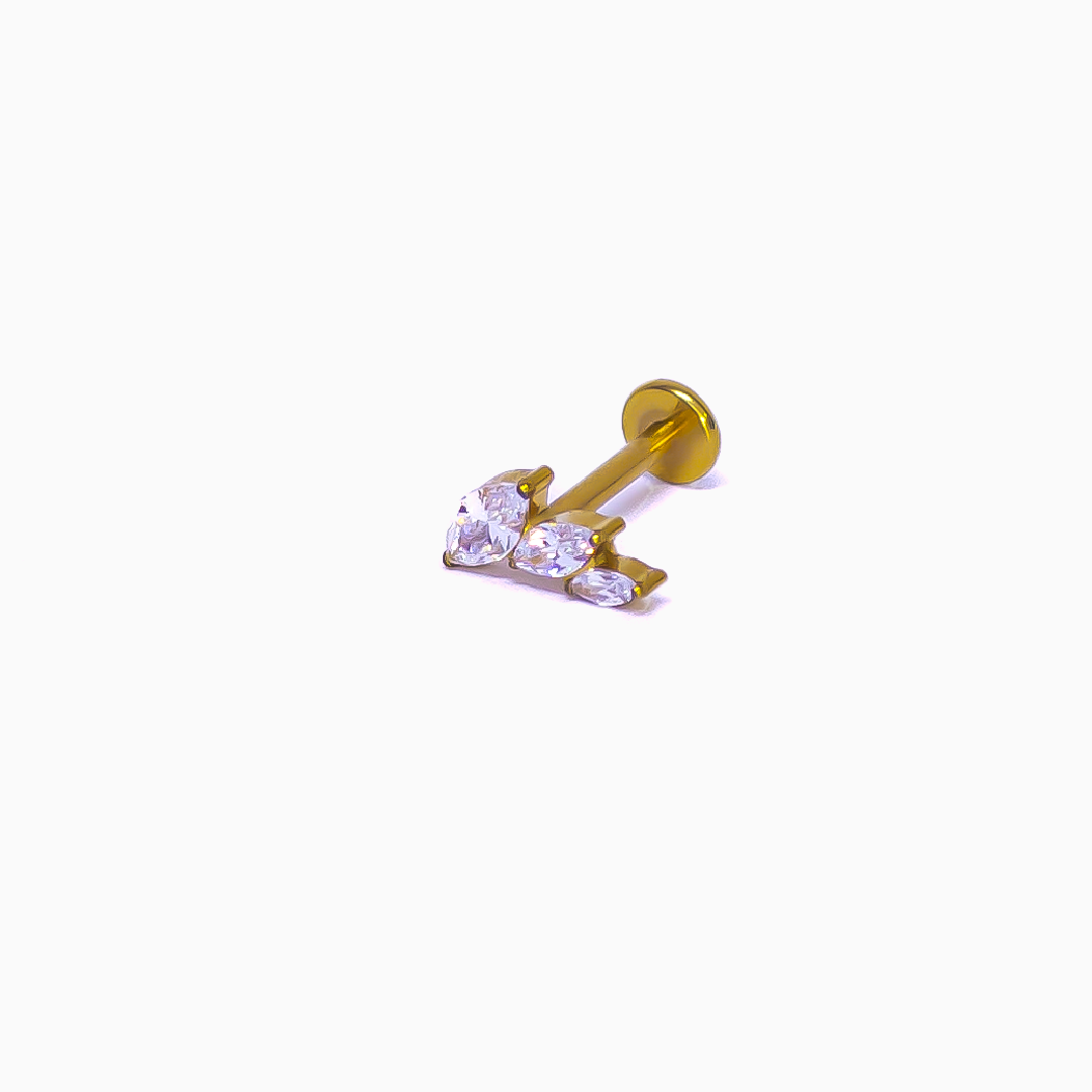 Lux Piercing Gold - TITANIO