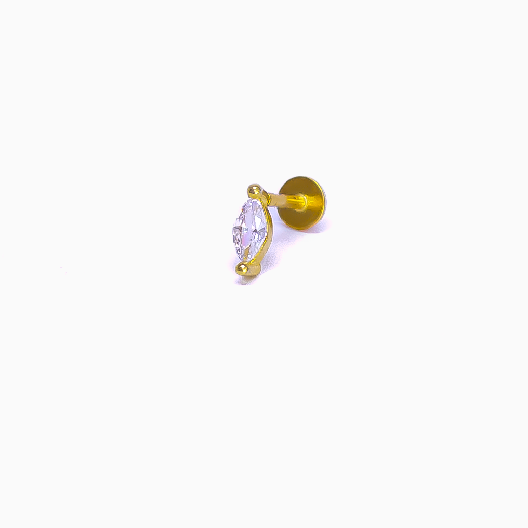 Bianca Piercing Gold - PLATA 925