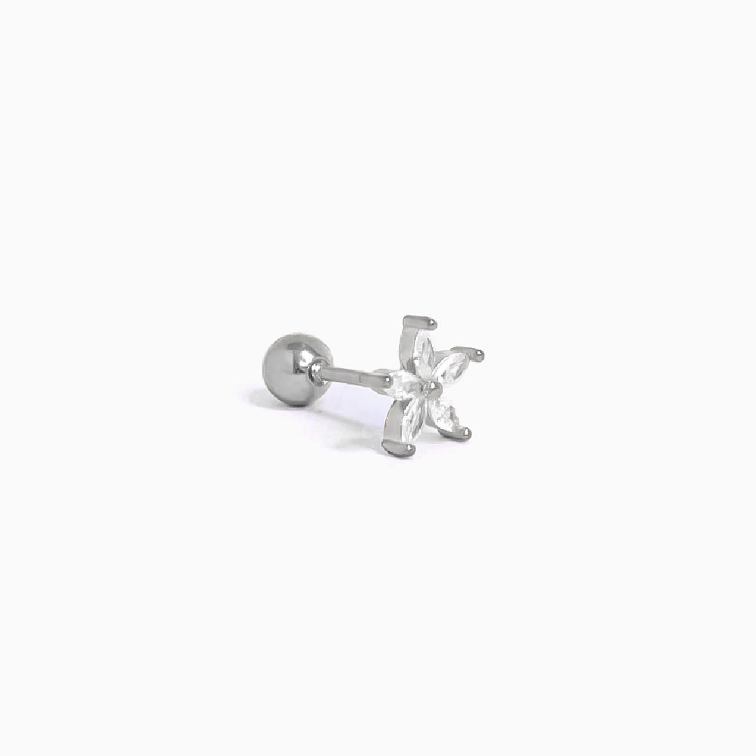 Leyla Piercing Silver - TITANIO