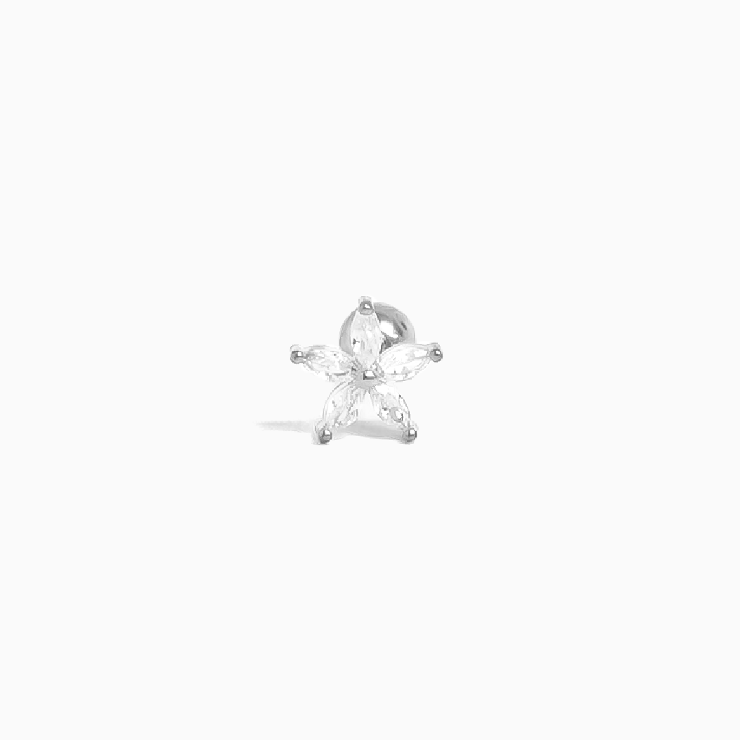 Leyla Piercing Silver - TITANIO