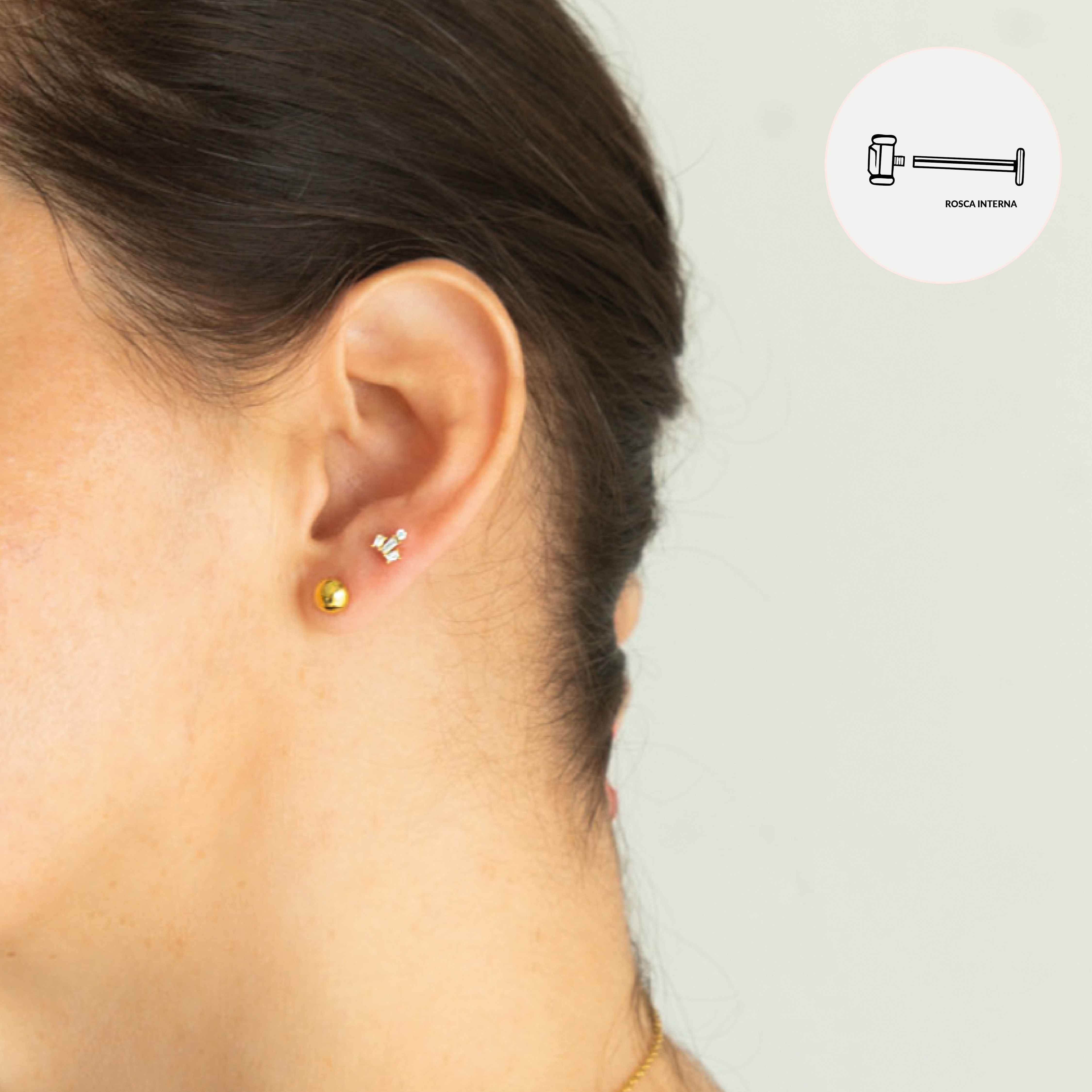VIZOO PIERCING - TITANIO