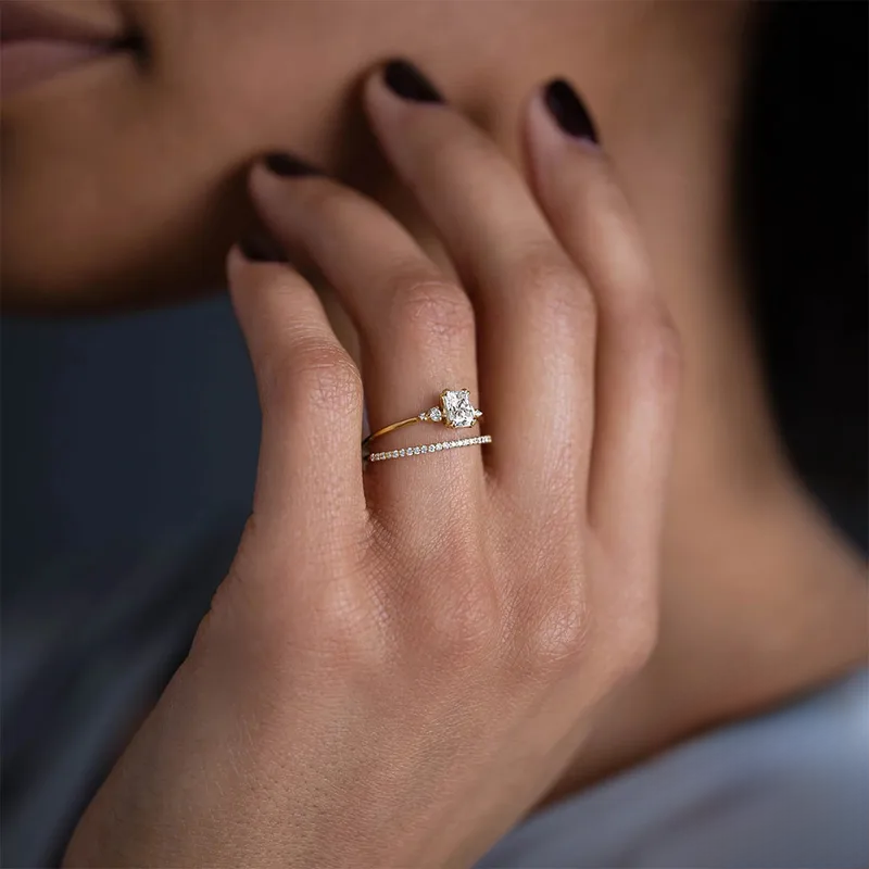 Anillo Promesa Lisa - PLATA 925