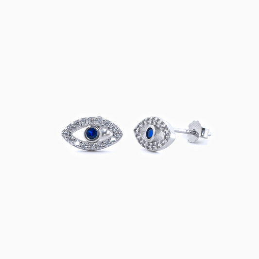 Aretes Ojo Turco Blue – PLATA 925