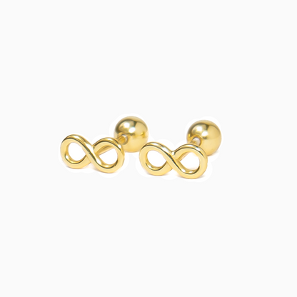 Aretes Mini Infinito - PLATA 925
