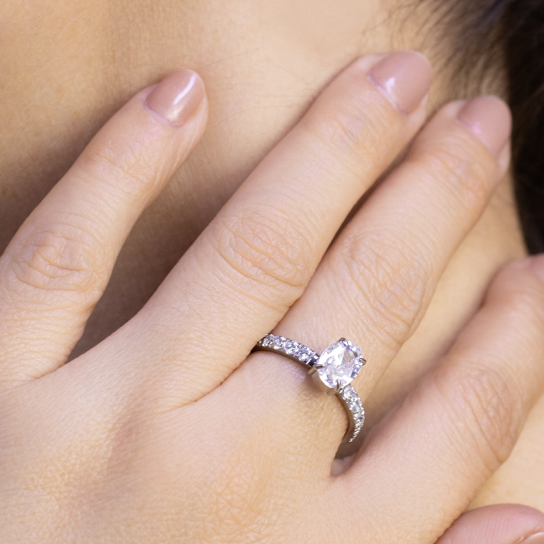 Anillo Promesa Ann - PLATA 925