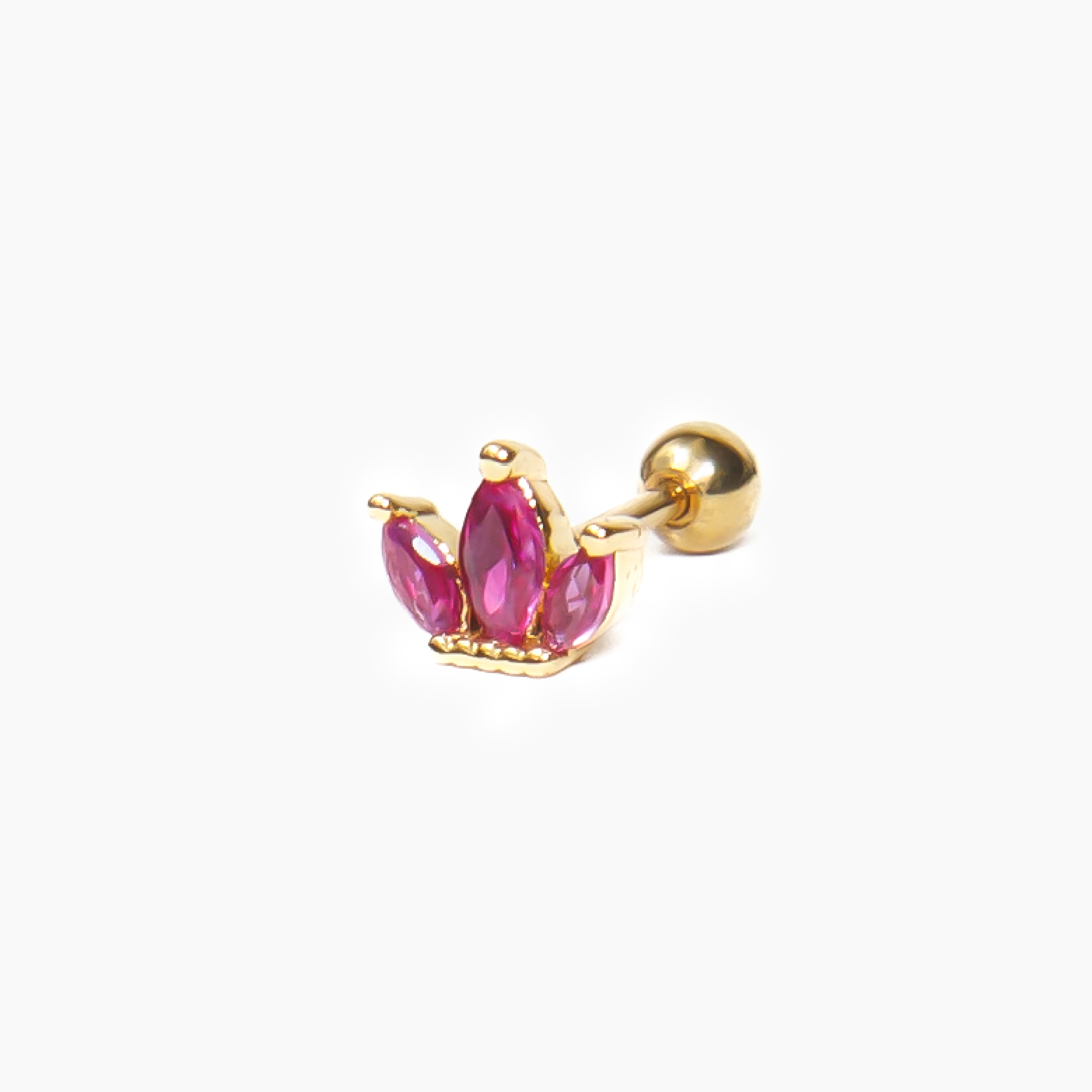 Crown Piercing Ruby - WATERPROOF