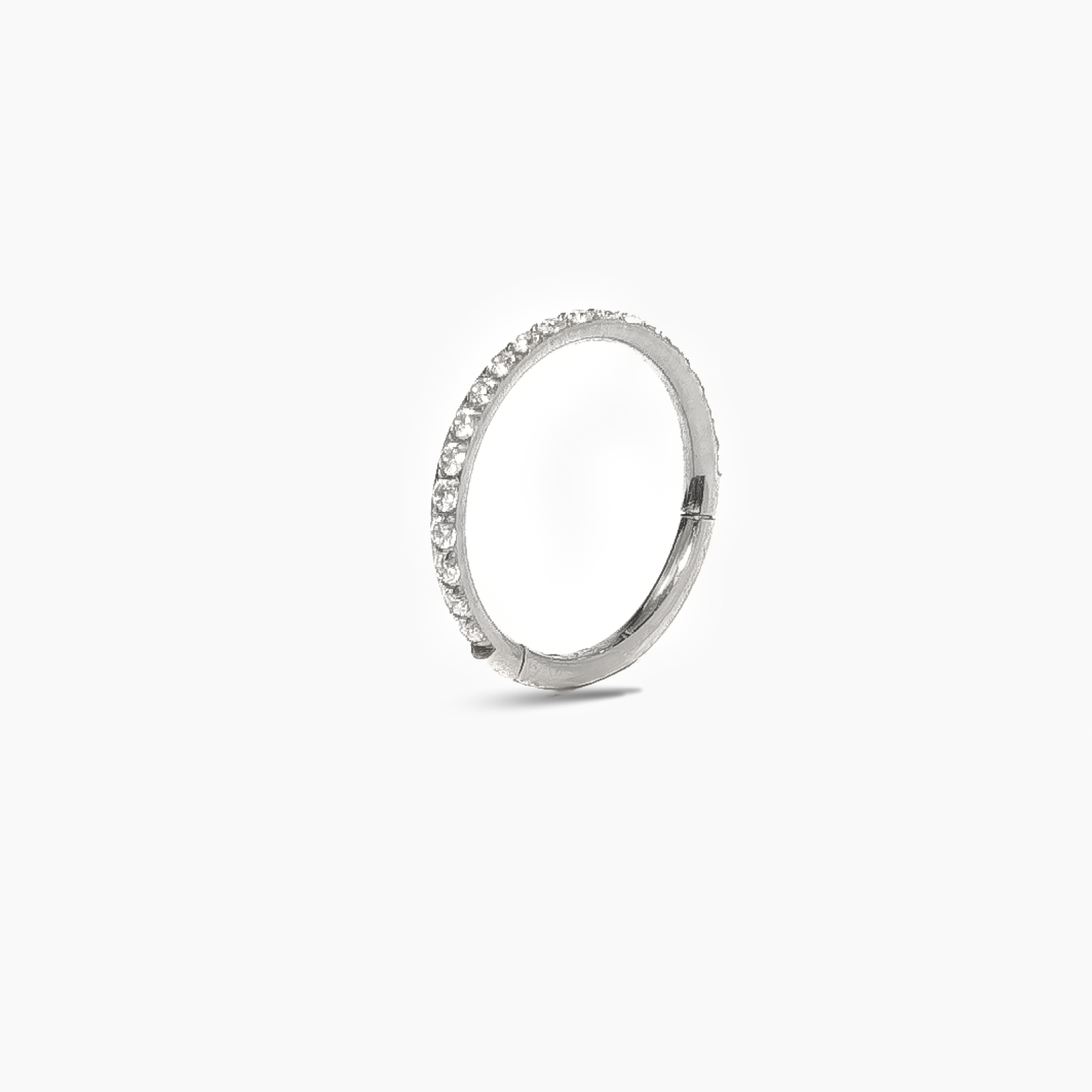 Tahiti Hoops 8mm - TITANIO SILVER